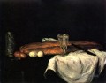 Stillleben mit Brot und Eiern Paul Cezanne